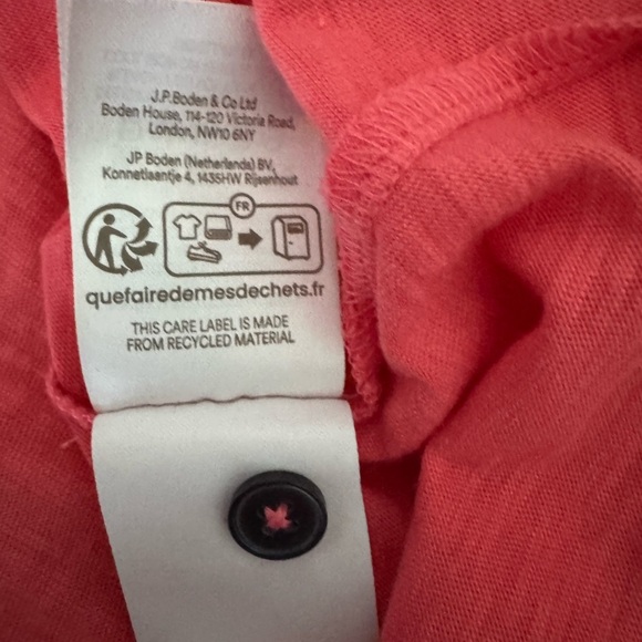 Boden Women Sleeveless Ruffled‎ neckline Blouse Size 12 - Picture 11 of 12